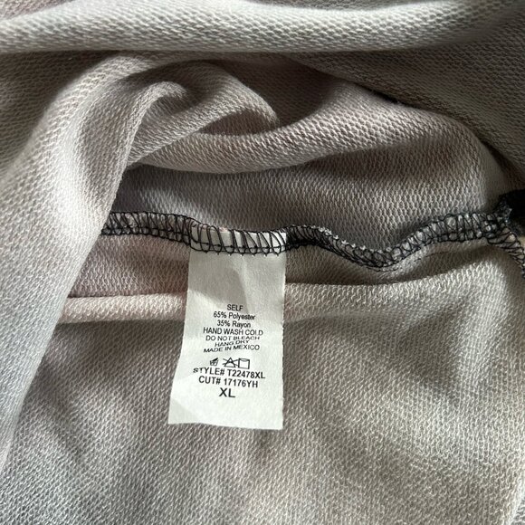 Women's Lightweight Tie-Dye Shirt with Hood Size XL NWOT - Picture 7 of 9